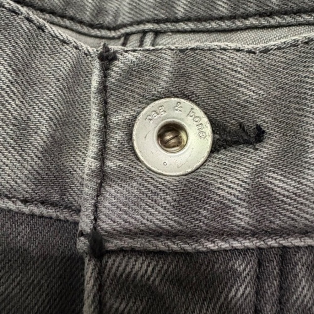 NWT Rag Bone&  Fit 2 Slim Jeans Greyson Faded Mid rise 30X32 Button Fly‎ Grunge - Picture 13 of 13